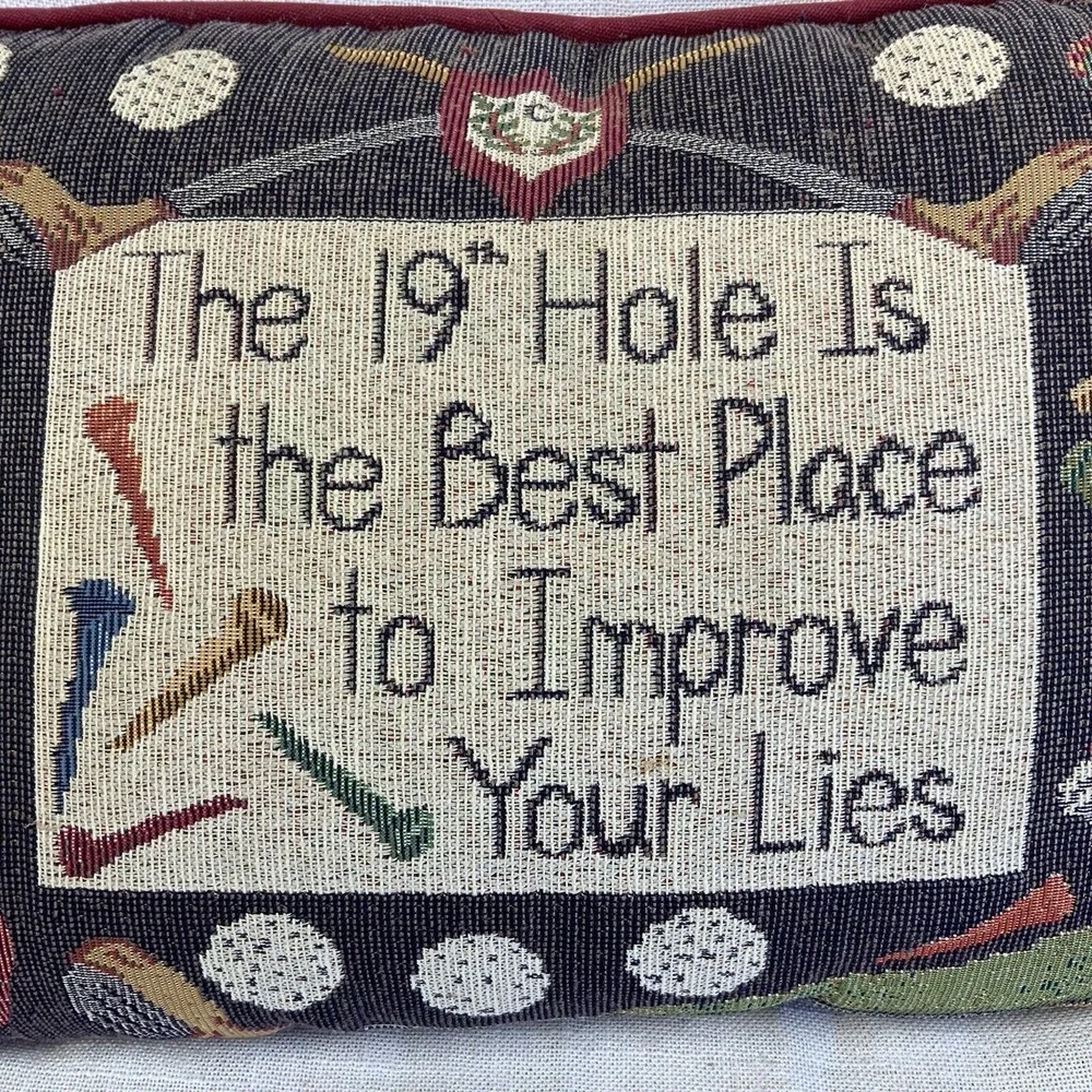 Golf‎ Tapestry Pillow 